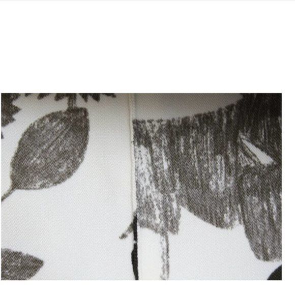 DIANE VON FURSTENBERG Ecru Floral Dress Size 12 - Picture 5 of 6